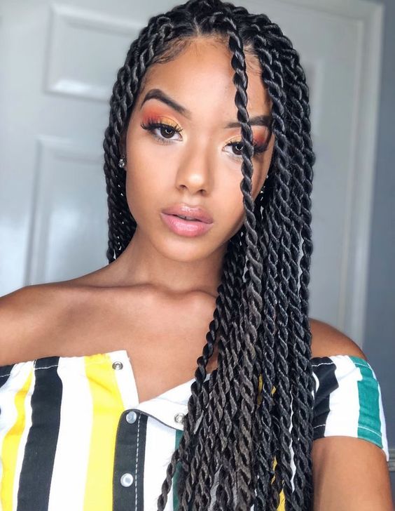 Thin Twist Braids